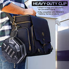 ENHANCE DnD Dice Tray and Case - Collector's Edition DnD Dice Holder up to 150 D&D Shakers with Hard Shell Exterior and Protective Soft Interior - Rolling Tray Perfect for Game Night (Dragon Black)