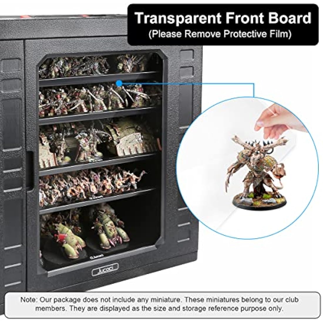 Jucoci Miniatures Storage Case Miniatures Transport Case (Large Size)