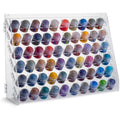 Plydolex Citadel Acrylic Paint Rack Organizer with 60 Holes for Miniature Paint Set - Wall-mounted Acrylic Paint Organizers And Storage - Paint Bottle Organizer 15.8x5.1x11.6 inch
