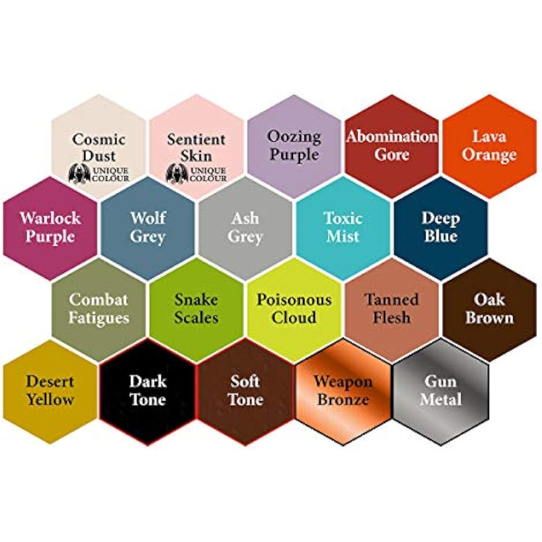 Grinning Gargoyle - Sci-Fi Paint Set - Acrylic Paints for Miniatures - 20x Assorted 18ml Colours with a Paint Brush - Science Fiction Warpaints for Painting Marines and Aliens Figures (Core)