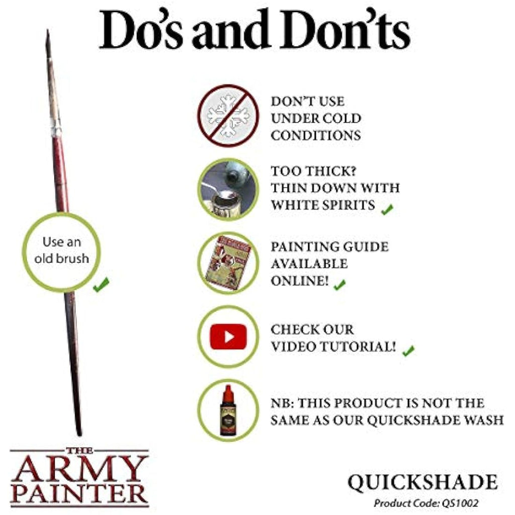 The Army Painter Q1002 250ml Quickshade Strong Tone Tin