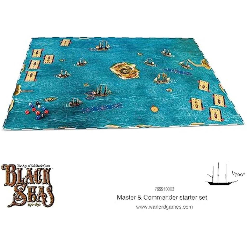 Warlord Games Master & Commander - Black Seas Starter Set - Highly Detailed Age of Sail Era Miniatures for Table-top Wargaming