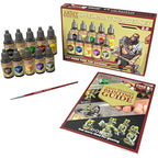 The Army Painter, Speedpaint 2.0 Starter Set Combo, Beginner Paint Set, 10 x 18 ml Acrylic Contrast Paints incl. 2 Free Brushes for DnD and Warhammer Miniature Figures