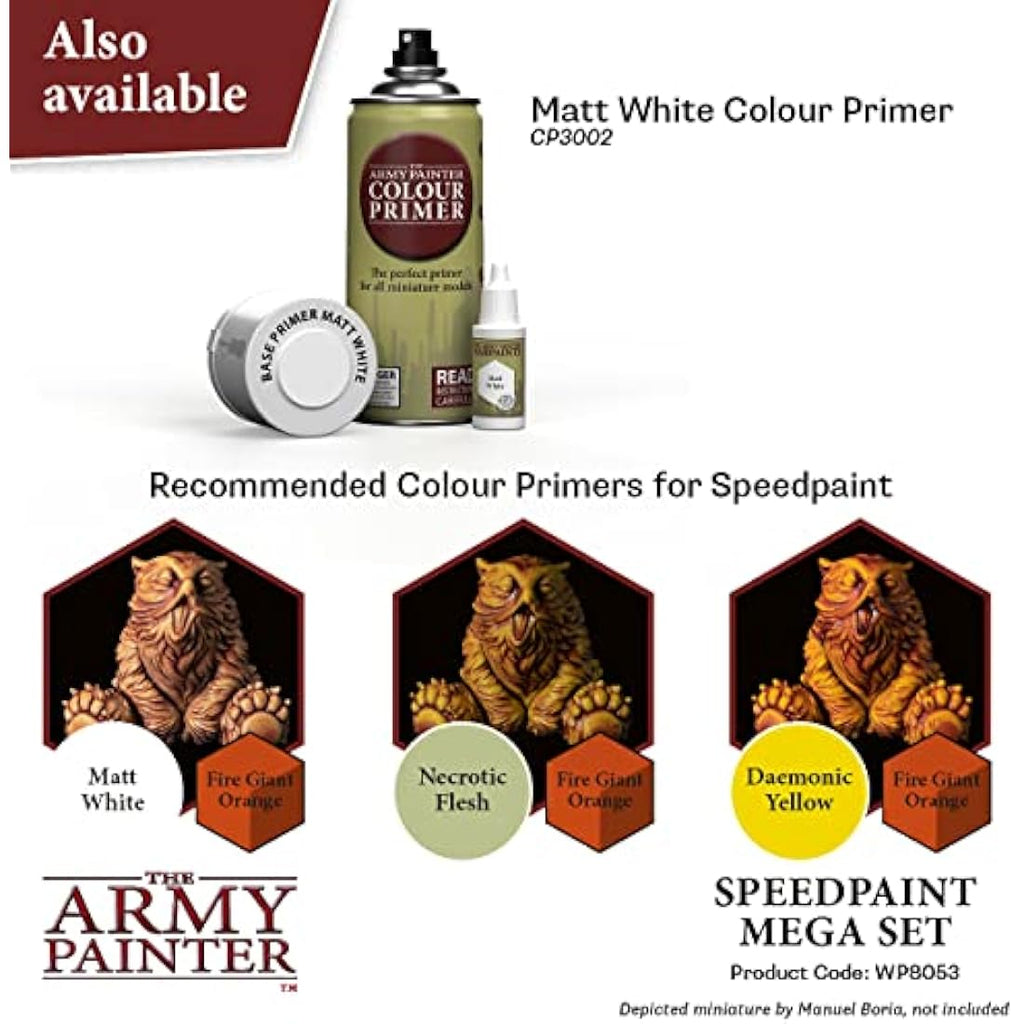The Army Painter Speedpaint Mega Set, 24 Dropper Bottles of Non Toxic 18ml Acrylic Paints with Mixing Balls including 1 Monster Paint Brush, Speed Paint Set for Miniature Model Painting