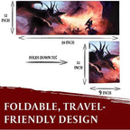 DND DM Screen 5e - D&D Dungeon Master Screen Full Color Print with Customizable Inserts - Dungeons and Dragons GM/Game Master Accessories Gift for Man or Woman. Hide Your Dice Rolls, Maps & Books.