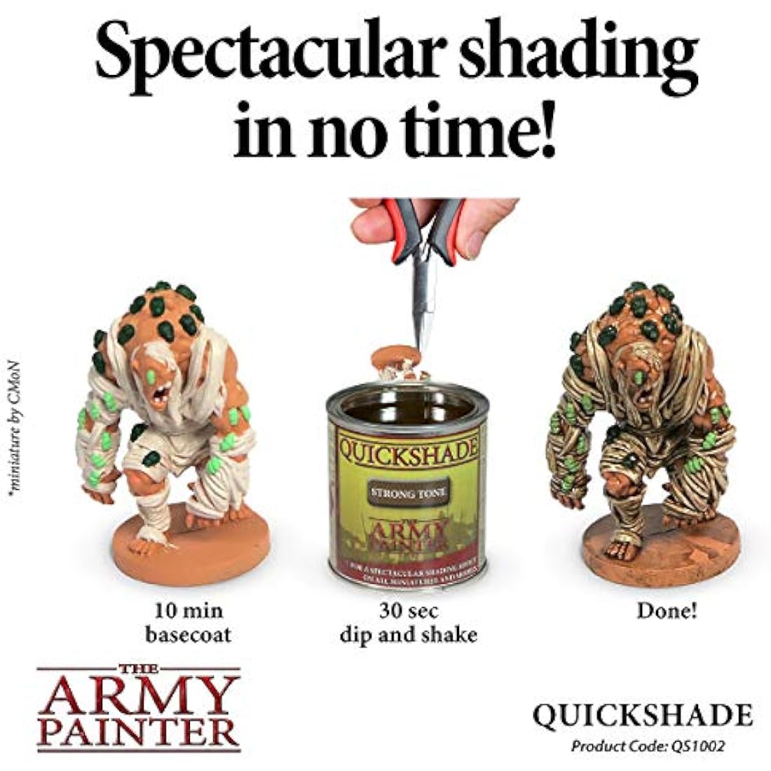 The Army Painter Q1002 250ml Quickshade Strong Tone Tin