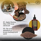 The Army Painter Hobby Paint and Model Tool Kit - 10 Acrylic Model Paints, 3 Hobby Brushes, 3 Tufts, Brown Battleground, Basing Glue and Modeling Tools for Plastic Models - Miniature Paint Set