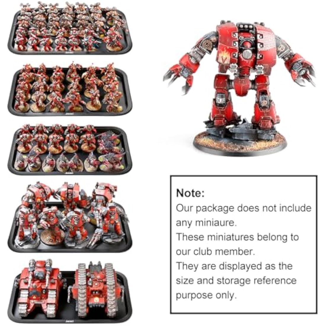 Jucoci Miniatures Storage Case Miniatures Transport Case (Medium Size)