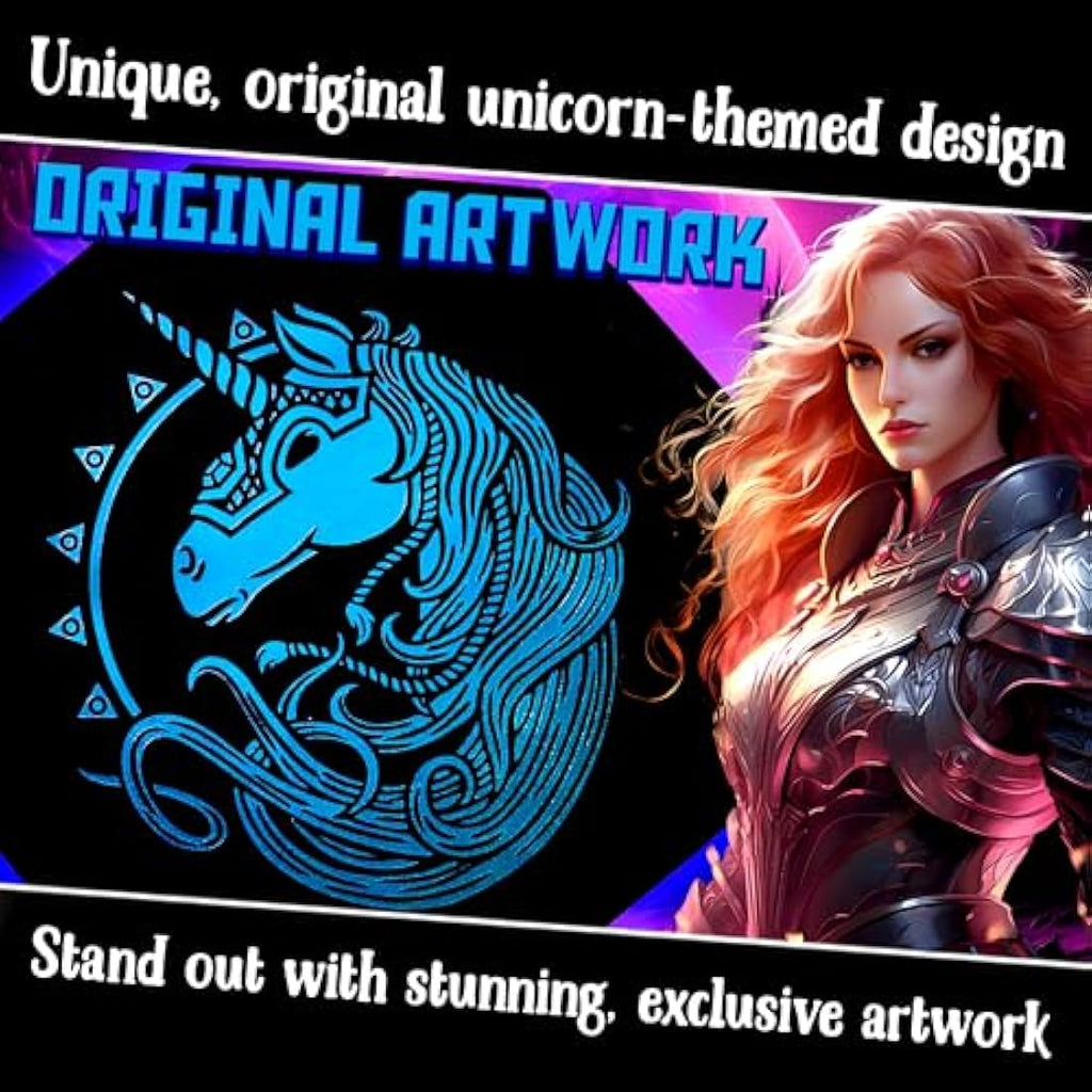 Fantasydice- BLUE - War Unicron- Dice Tray 20CM Octagon with Lid and Dice Staging Area- Holds 5 Sets of Dice(7 / Sta