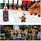 Grinning Gargoyle Fantasy Model Paint Set - The Army Paint Miniature Set - 20x Acrylic Paints and Brush for Tabletop Figures - Hobby Painting (Core)