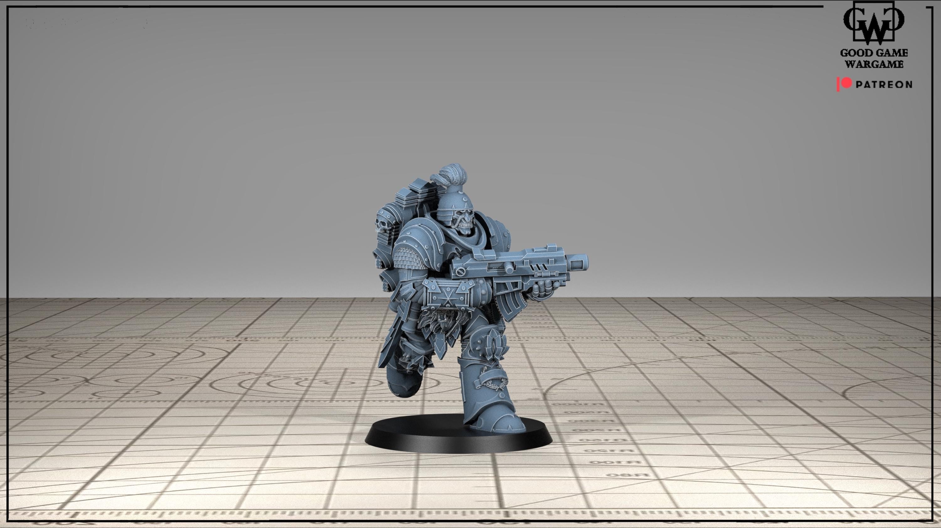 Tonantis Warriors Thunder Warriors SQ Melee Unit by GGW (5 figures supplied) prebuilt