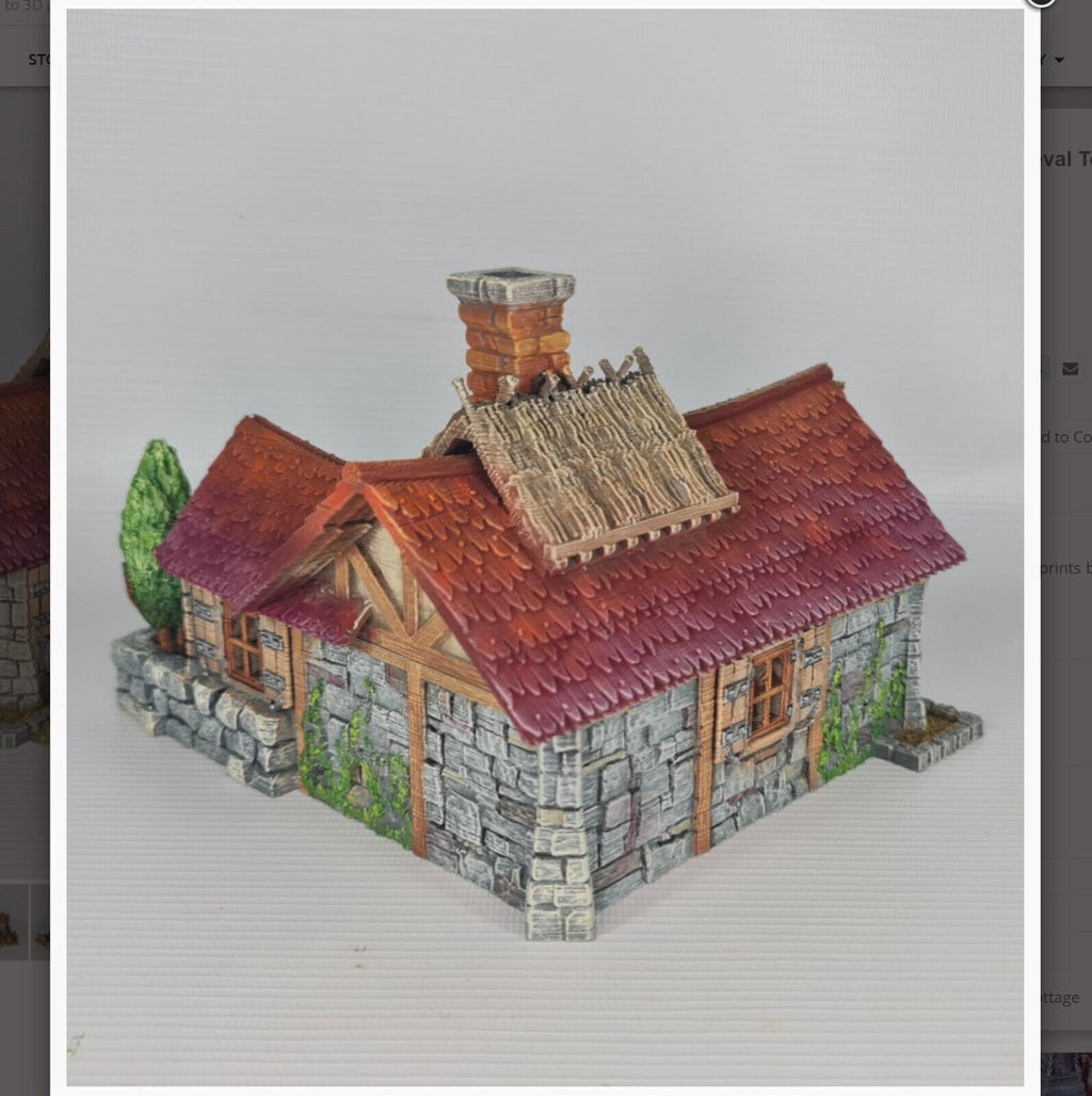 Pumpkin Cottage - 28mm DND/Wargame/RPG Terrain