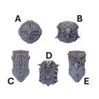 Shields Primal Hounds Conversion Bits For 28mm 32mm Sci-fi Space Knights