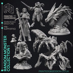Random Monster Miniatures | Fantasy Miniature | Printed Obsession