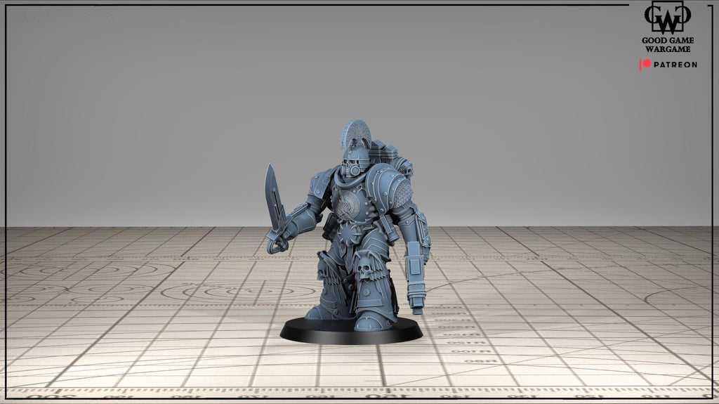 Tonantis Warrior SQ Melee Thunder Warriors SQ Melee Unit by GGW (5 figures supplied) prebuilt