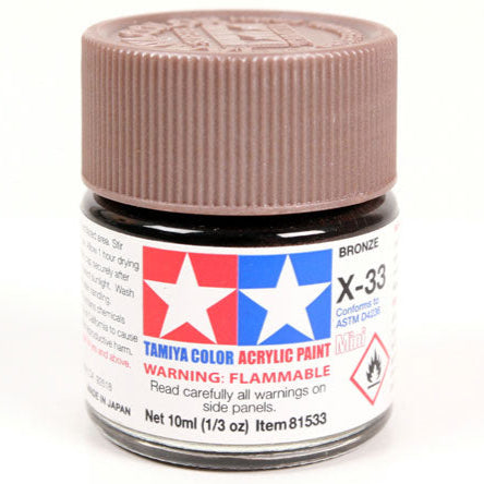 Tamiya Acrylic Paint Mini X-33 Bronze