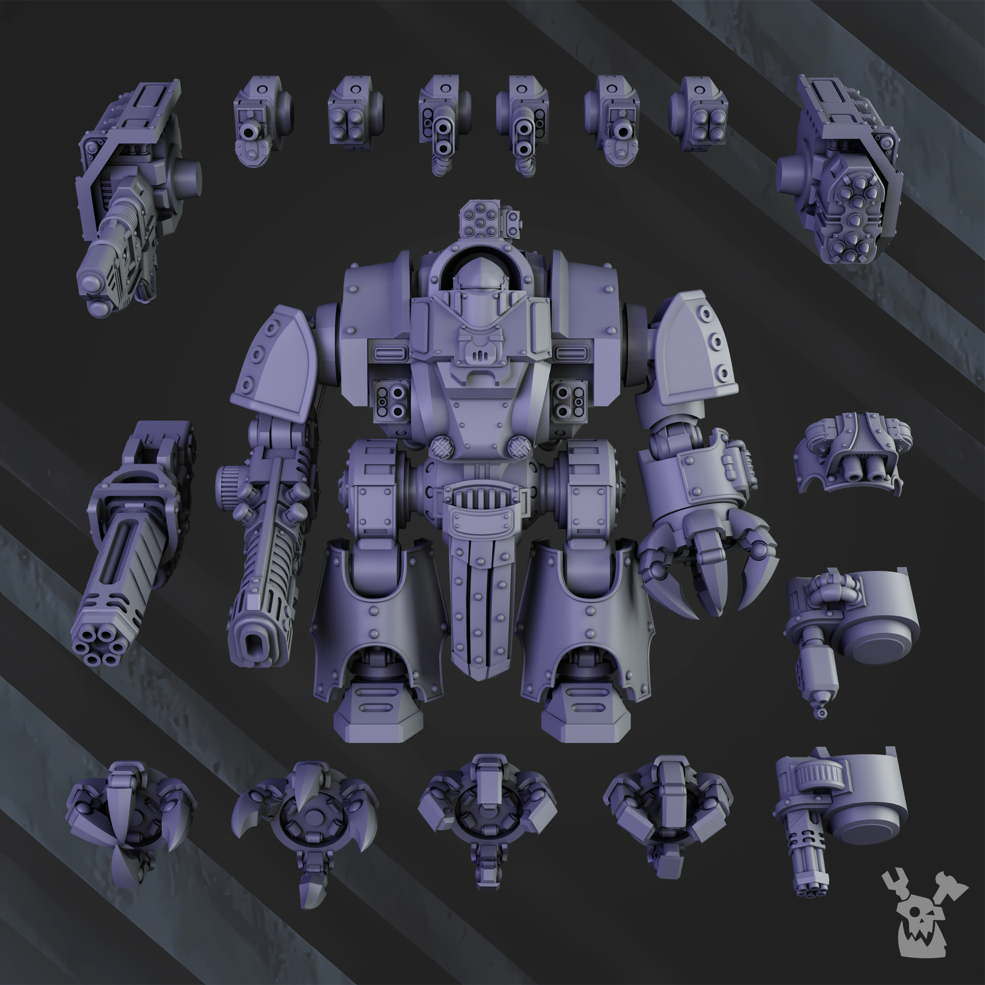 Space Knights Heavy Walker | Battle Brothers | DakkaDakka