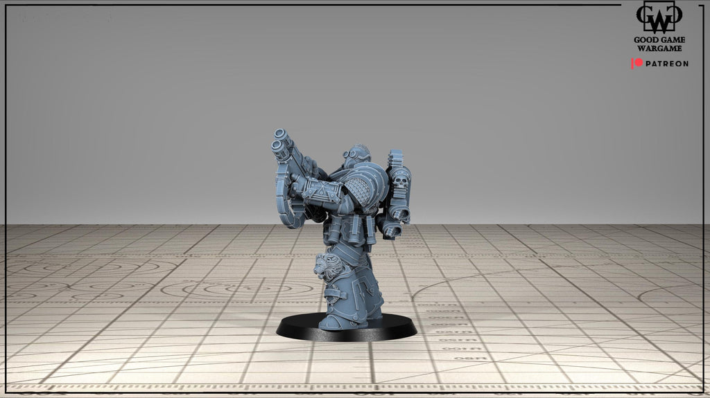 Tonantis Warrior HSQ 1  Thunder Warriors SQ Melee Unit by GGW (5 figures supplied) prebuilt