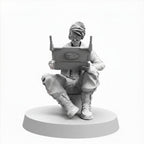 Cyberpunk Netrunner Hacker Jilyan Miniature 32mm 28mm Sci-Fi RPG Resin Figure