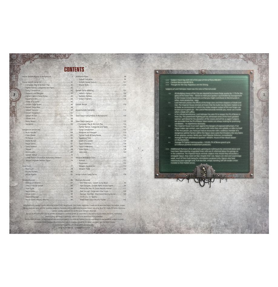 Warhammer: Necromunda - House Of Chains Book (English)