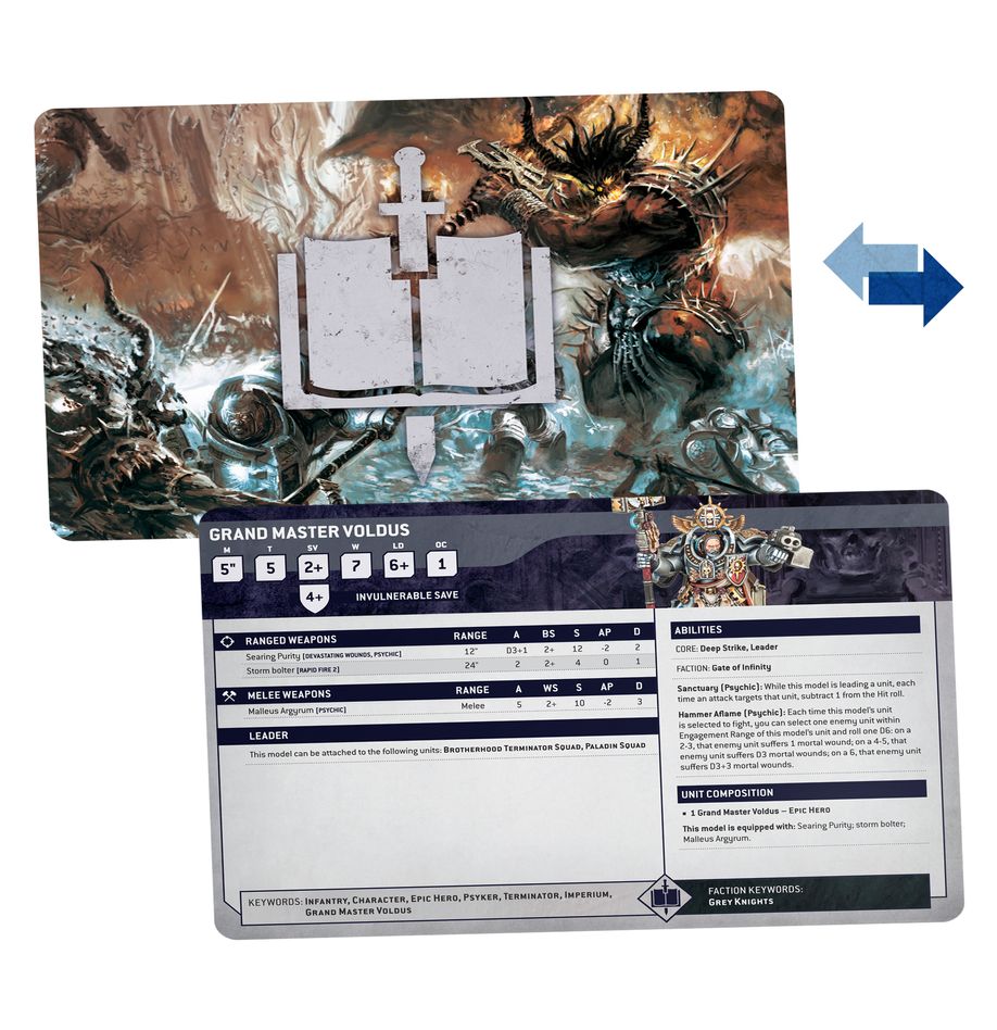 Datasheet Cards: Grey Knights
