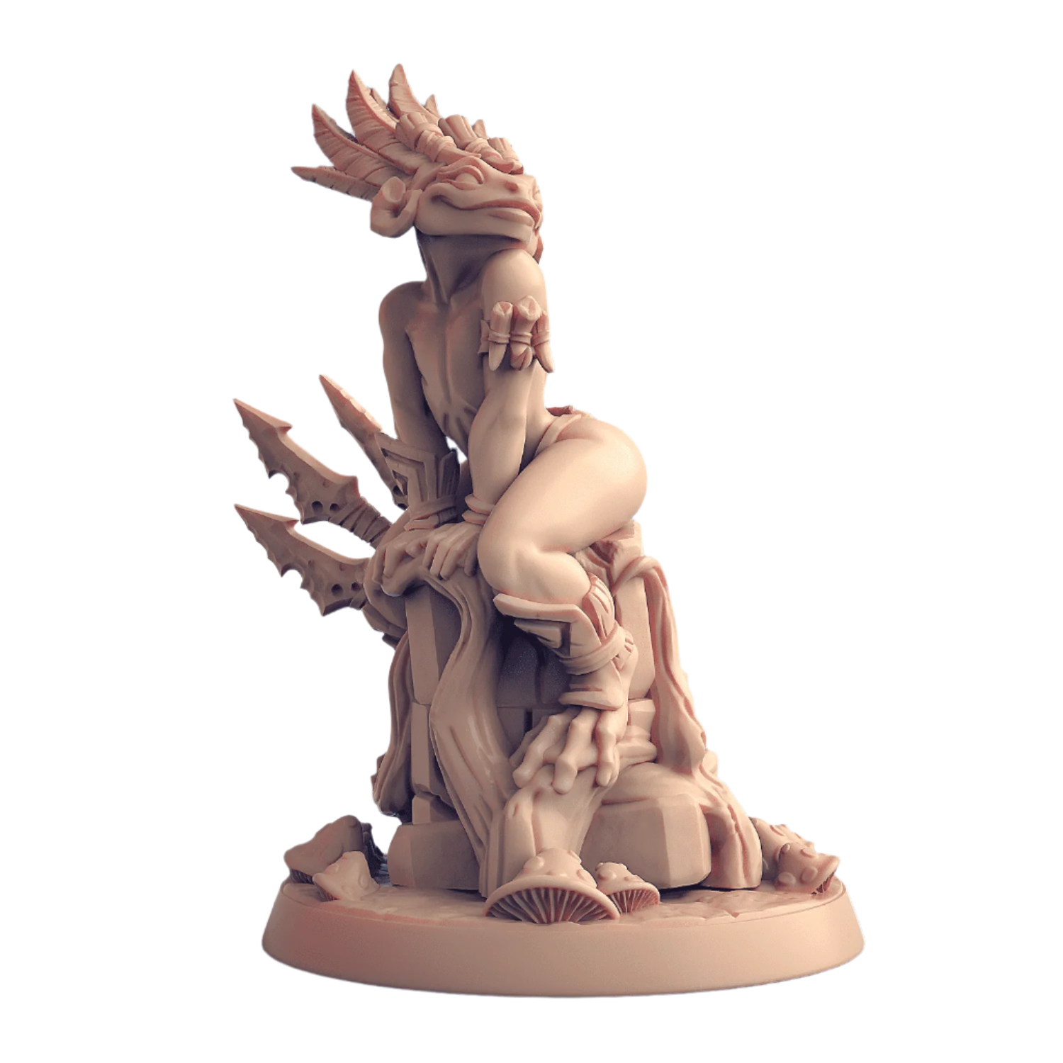 Krakia Pin-Up | Swamp Gurunda | Fantasy D&D Miniature | Artisan Guild