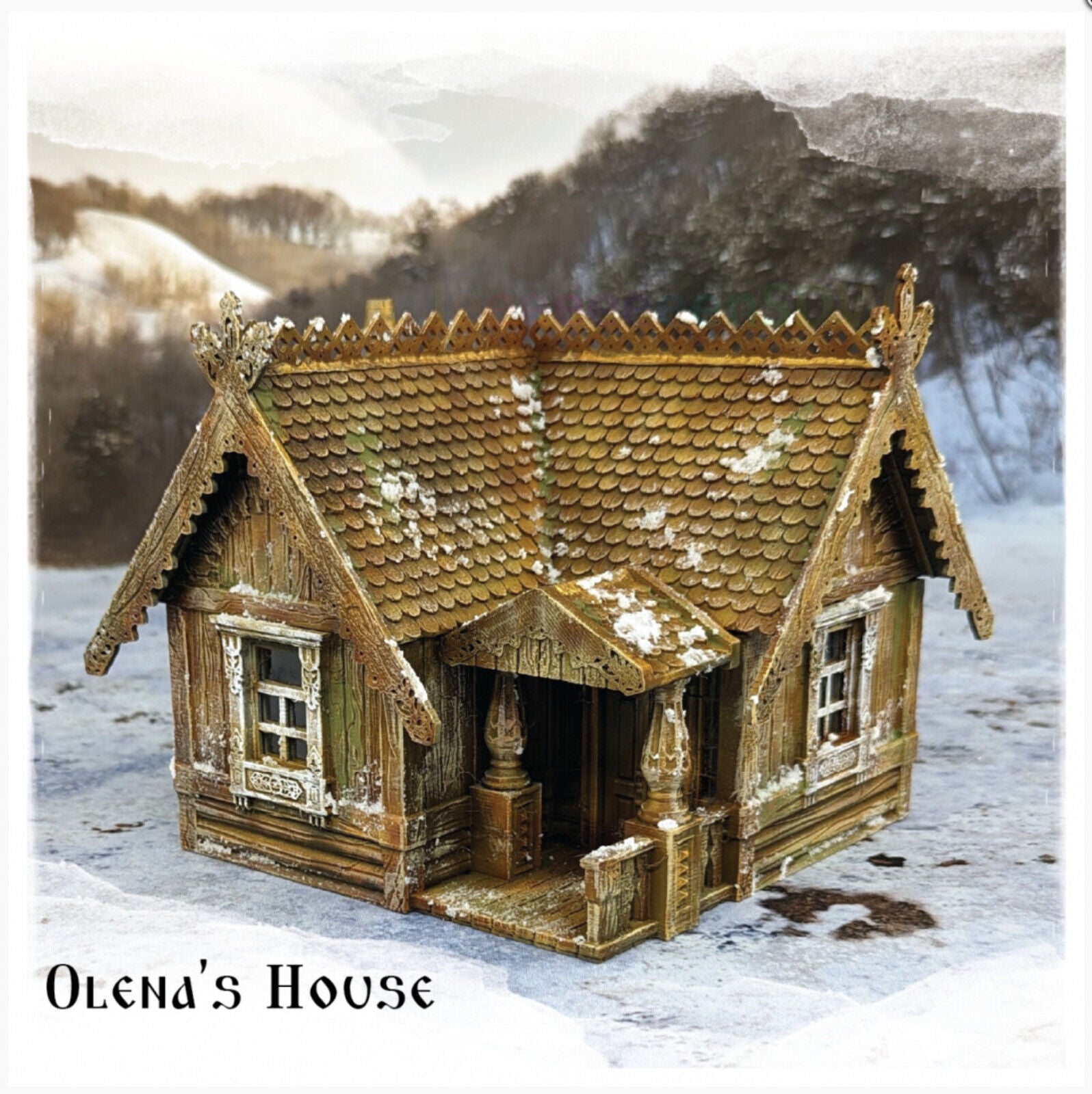 Olena's House - 28mm DND/Wargame/RPG Terrain