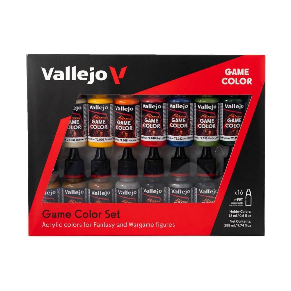 Acylicos Vallejo - 72299 - Acrylic 16 Colors for Fantasy Figures