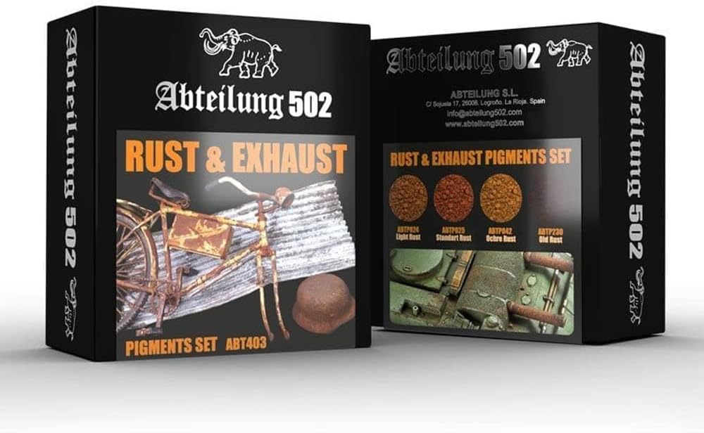 Abteilung 502 - Rust & Exhaust Pigments Set ABT403