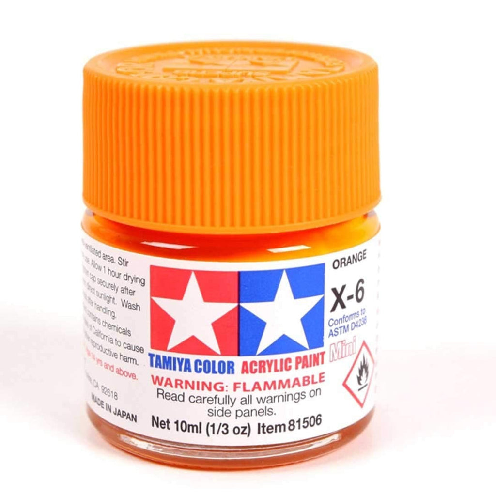 Tamiya Acrylic Paint Mini X-6 Orange