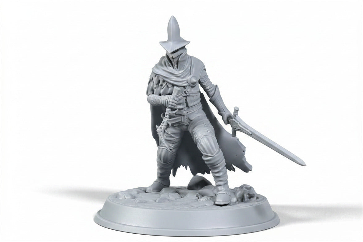Dark Souls Abyss Watcher Statue Resin Figure Unpainted Model Display 172mm