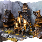 Ruined Medieval House D - 28mm DND/Wargame/RPG Terrain