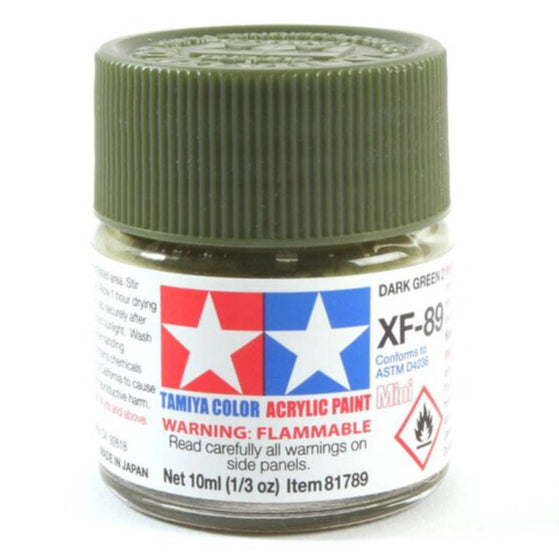Tamiya Acrylic Paint Mini XF-89 Dark Green 2