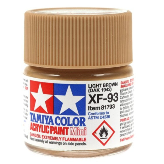 Tamiya Acrylic Paint Mini XF-93 Light Brown DAK 1942