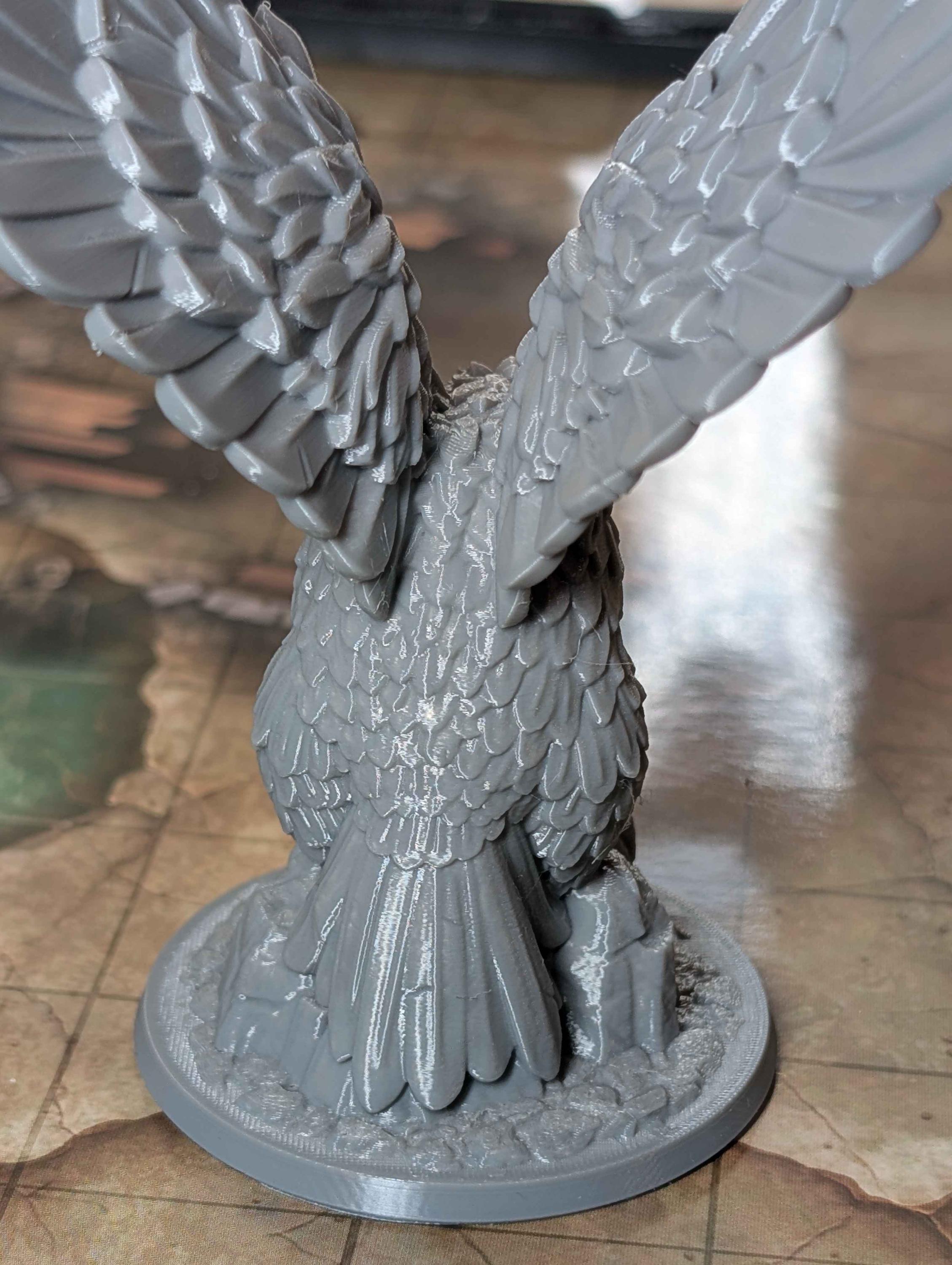 Great Eagle Miniature for Dungeons and Dragons, Pathfinder 2E and TTRPG's.