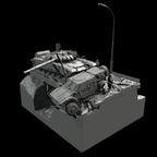 1/35 "The Battle Story of T-80" | Full scene Diorama Set