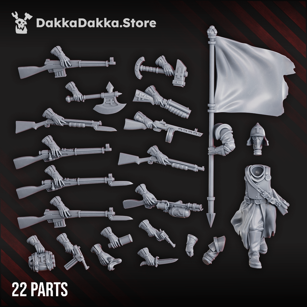 Choragiew Bearer of the Standard | Trench Grimdark | Steel Union | DakkaDakka