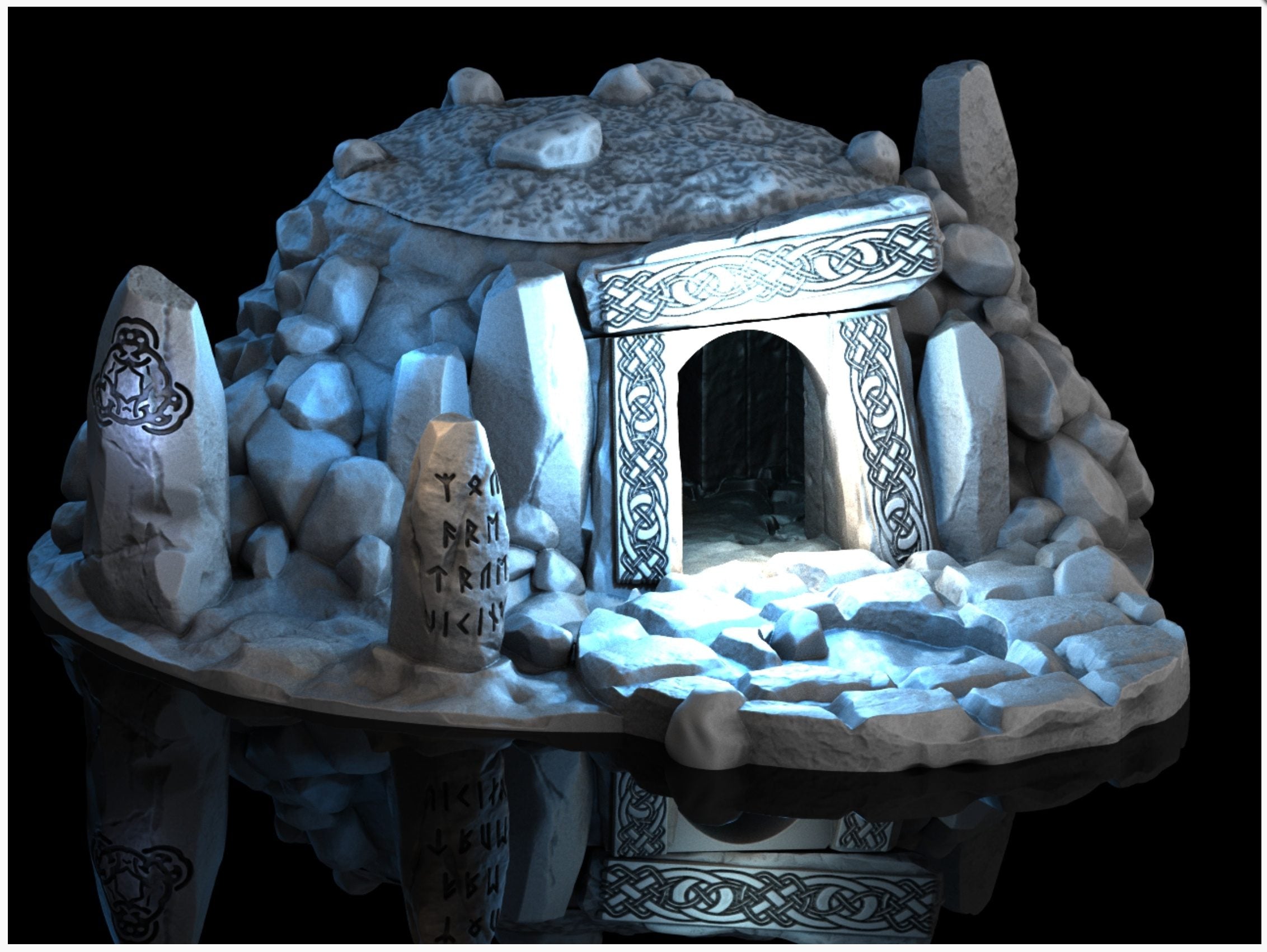Burial Mound - 28mm DND/Wargame/RPG Terrain