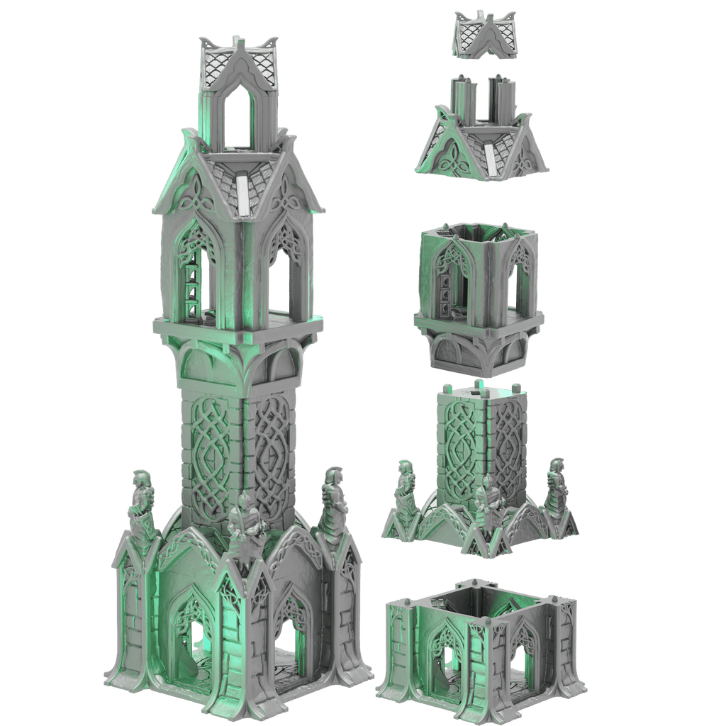 Elven Watchtower - 28mm DND/Wargame/RPG Terrain