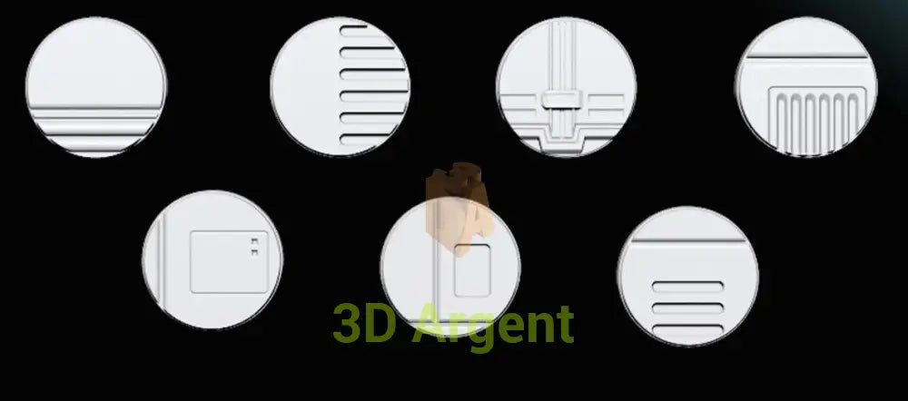 7 Hangar Bay themed Star Wars Legion compatible 3D Printed Resin BlueWolf Bases