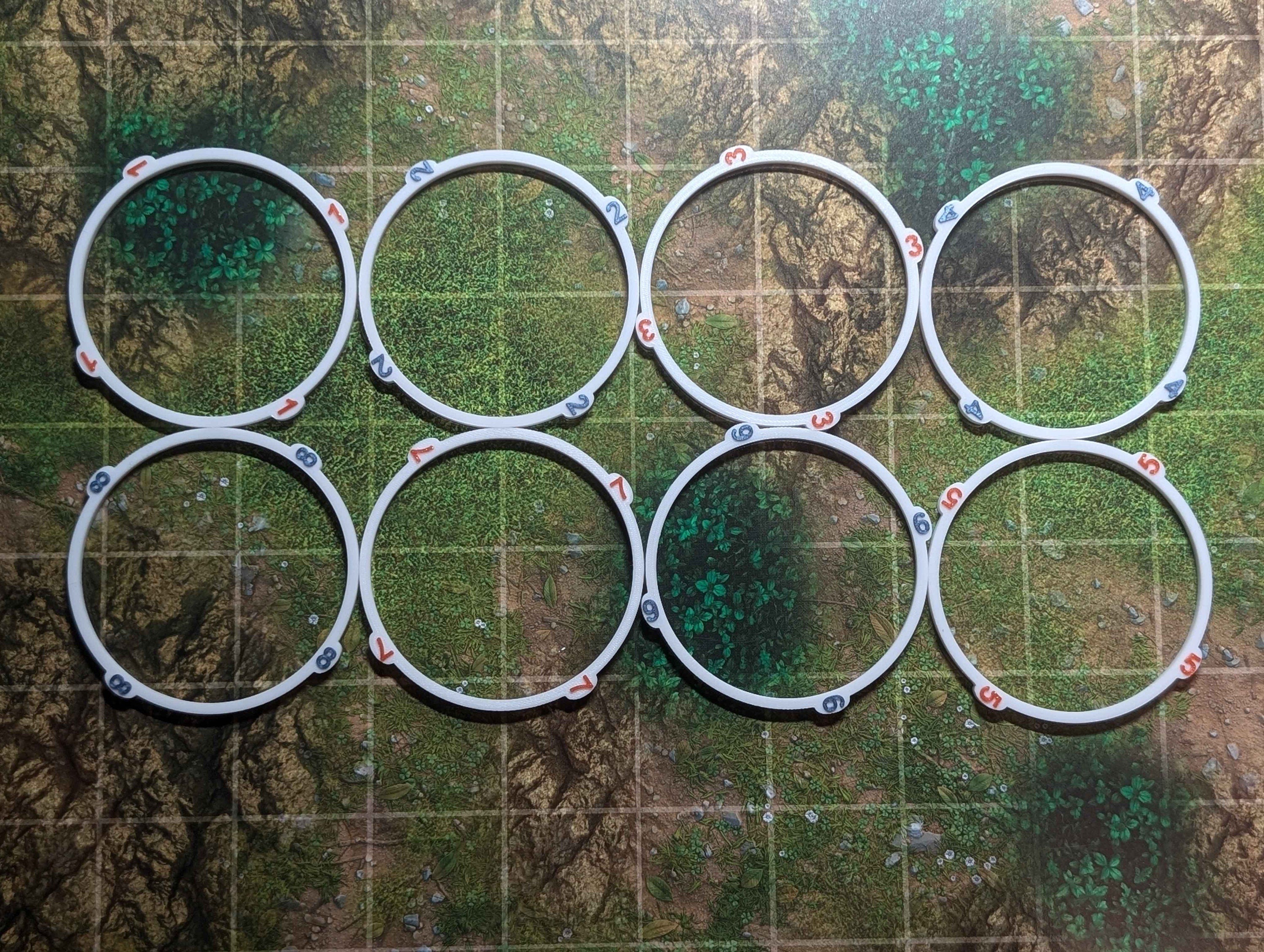 Initiative / Creature Trackers for Tabletop RPG's 28mm Scale