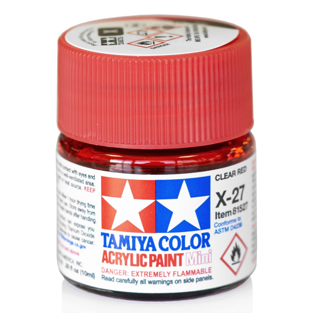 Tamiya Acrylic Paint Mini X-27 Clear Red