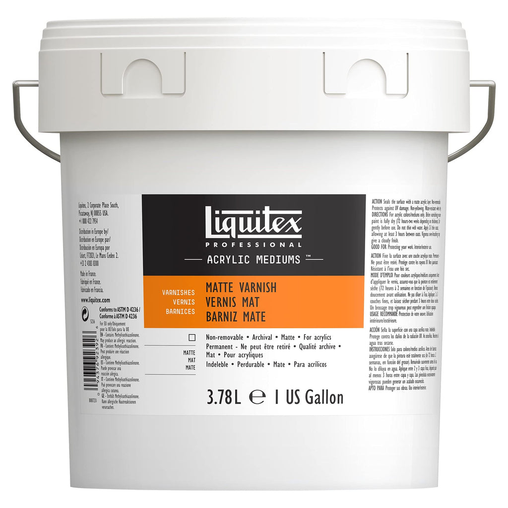 Liquitex 5236 Professional Matte Varnish, 3.79 l