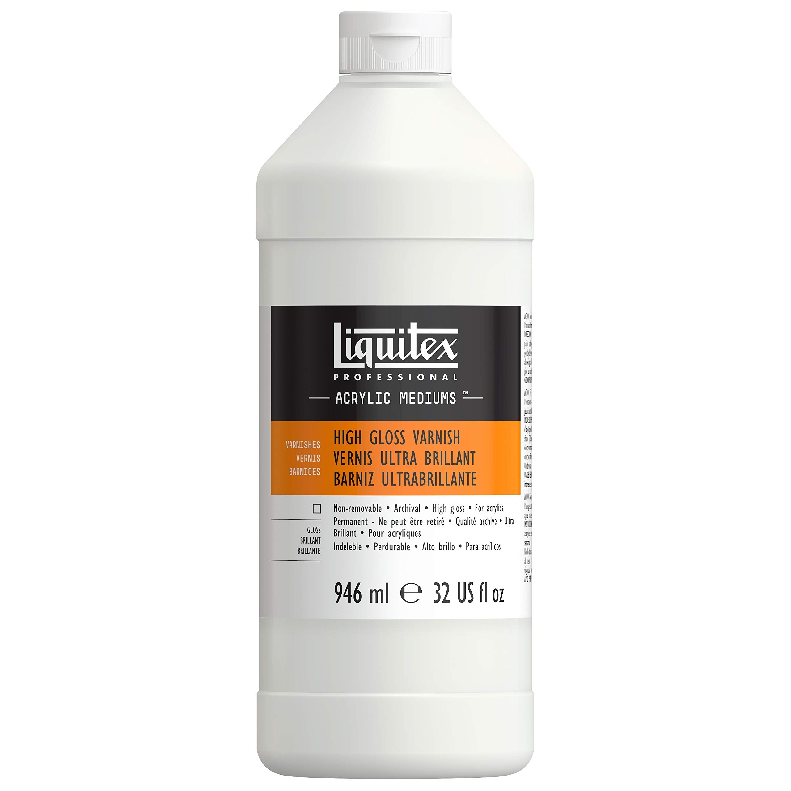 Liquitex Professional Acrylic Varnish, High Gloss, 946 ml