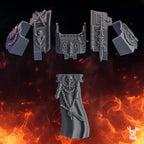 Crusader Stormdread Upgrade Kit | Pactum Aeternum | Conversion Bits For 28mm 32mm Sci-fi Space Knights