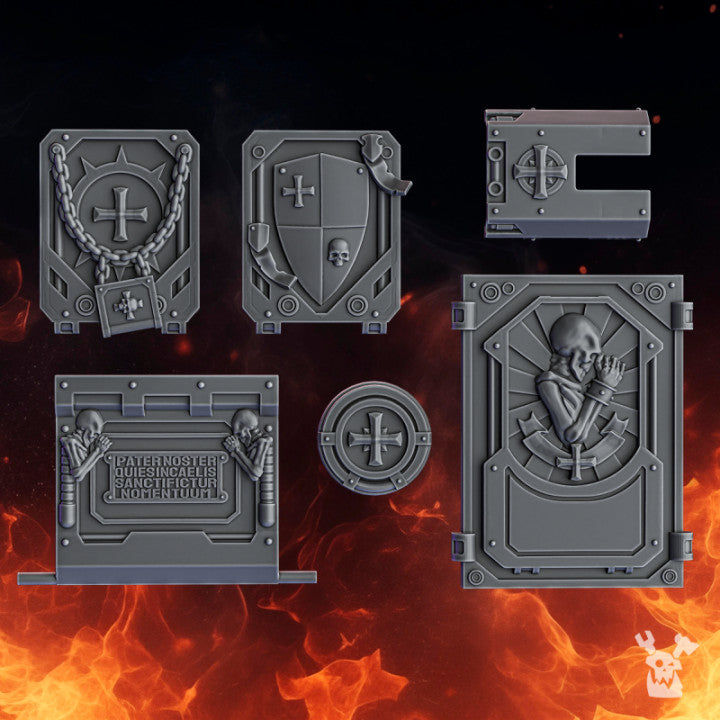 Crusader APC Upgrade Kit | Pactum Aeternum | Conversion Bits For 28mm 32mm Sci-fi Space Knights
