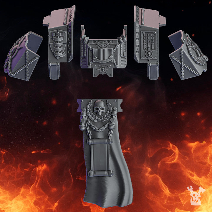Warden Stormdread Upgrade Kit | Pactum Aeternum | Conversion Bits For 28mm 32mm Sci-fi Space Knights