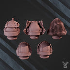 Helmets | Winged Lions | Sci-Fi Grimdark Custom Bitz Wargaming Miniatures 28mm 32mm