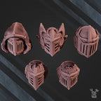 Helmets | Winged Lions | Sci-Fi Grimdark Custom Bitz Wargaming Miniatures 28mm 32mm