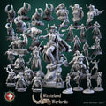 Dungeons and Dragons Models - Wasteland Warlords - Set by White Werewolf Tavern
